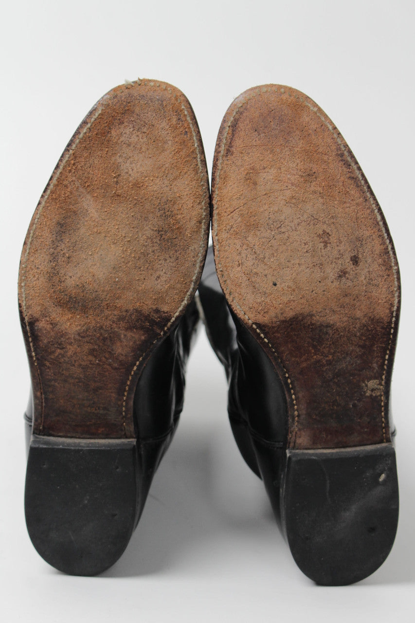 Black Cowboy Boots (Sz. 8 B) 1270