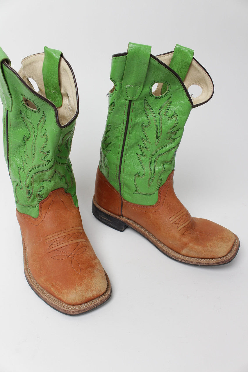 Vintage Old West Cowboy Boots (Sz. 4.5) 1278