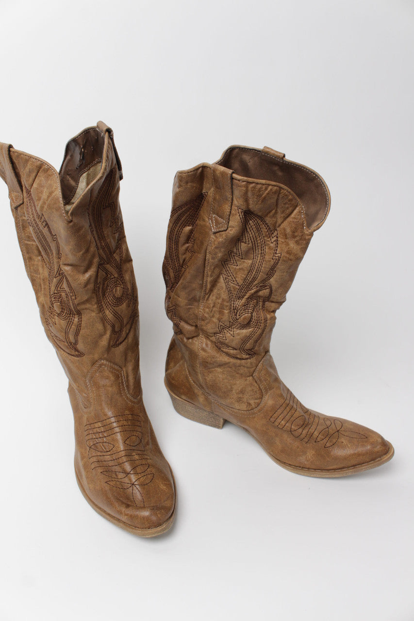 Coconuts Cowboy Boots (Sz. 10 M) 1290