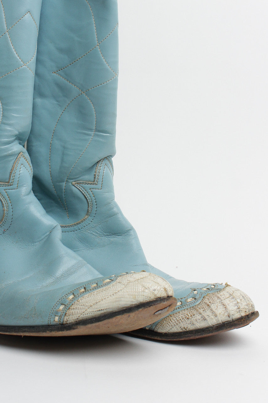 Vintage Tony Lama Cowboy Boot Sz. W 8 (1990s) 1306