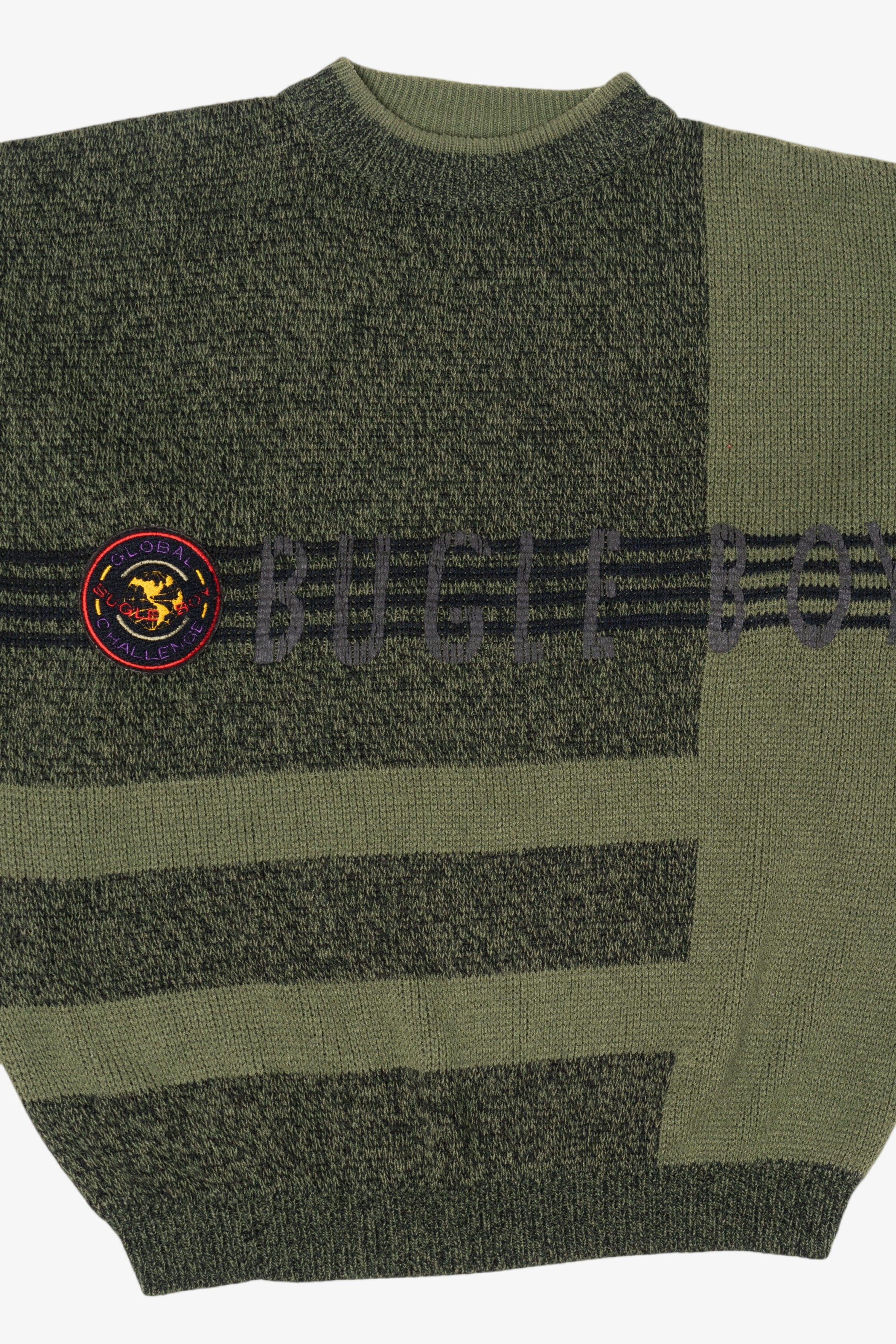 Vintage Green Bugle Boy Sweater (1980s)