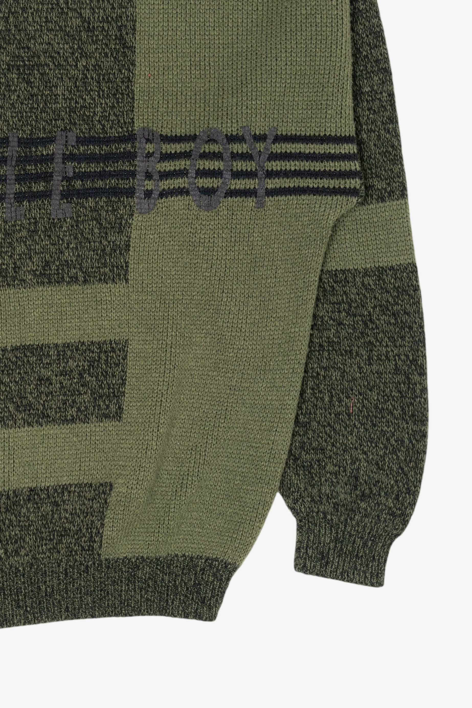 Vintage Green Bugle Boy Sweater (1980s)