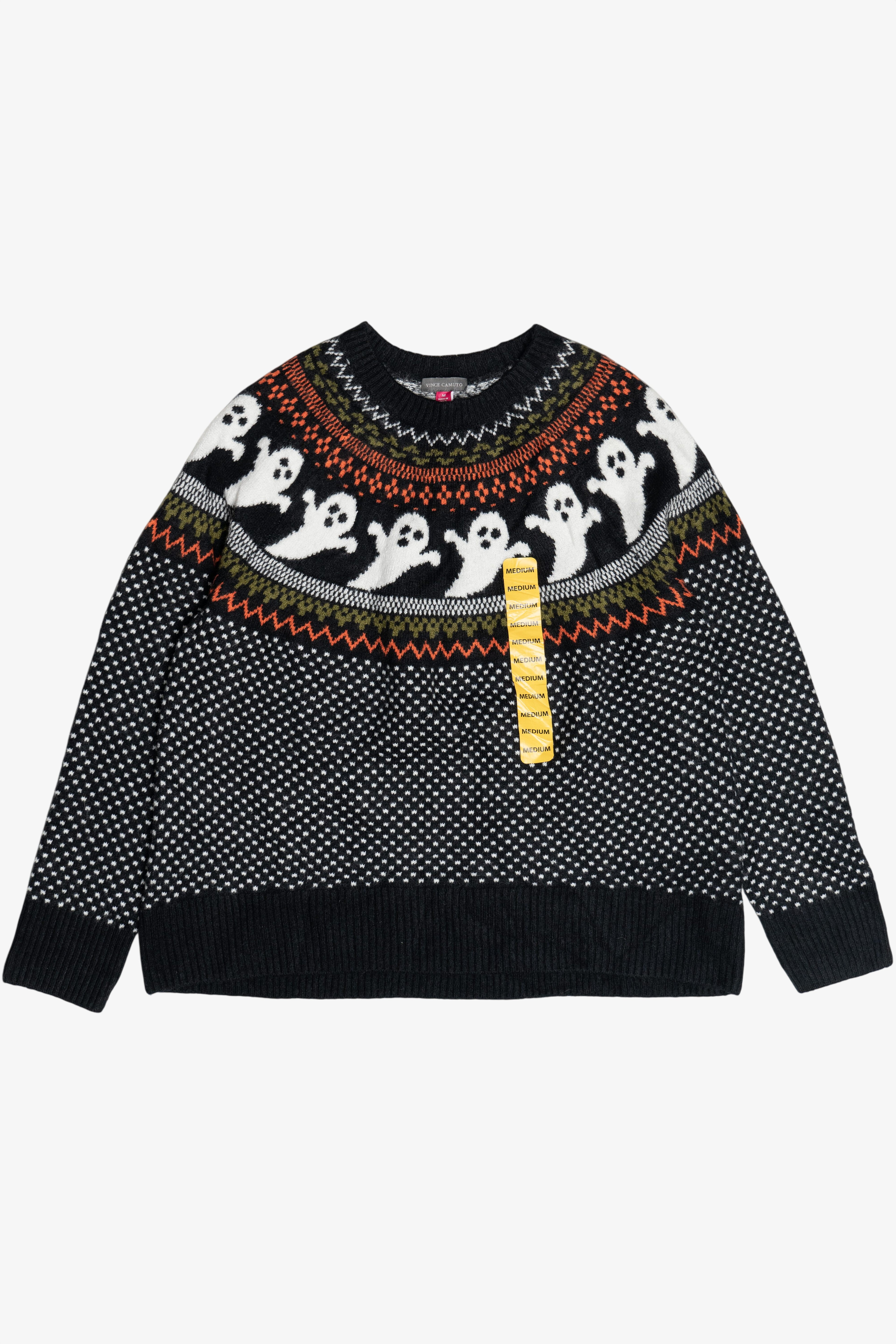 Halloween Ghosts Fair Isle Sweater (2020s)