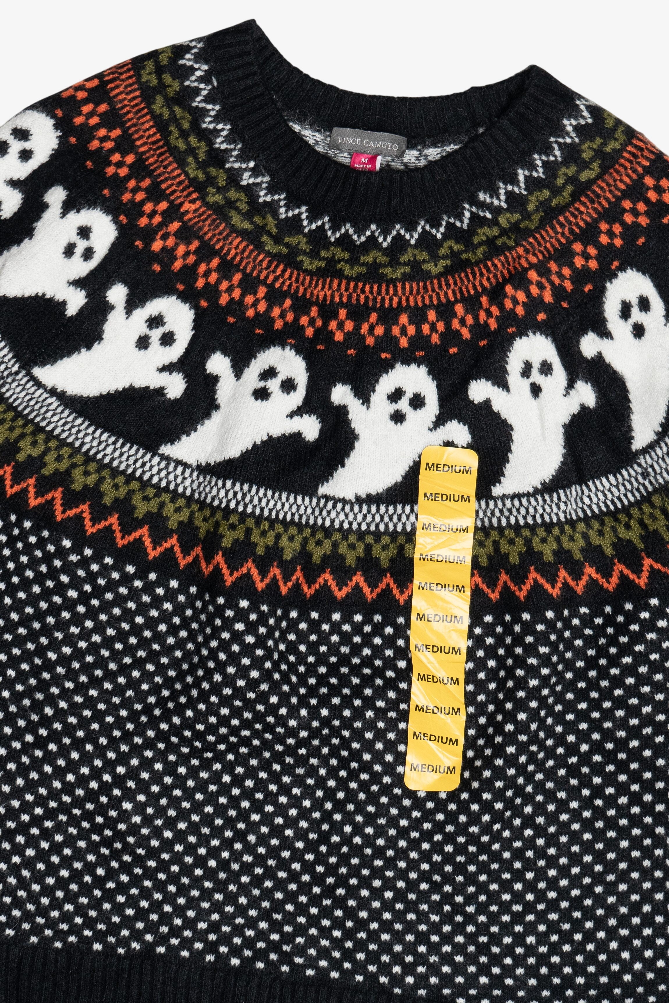 Halloween Ghosts Fair Isle Sweater (2020s)
