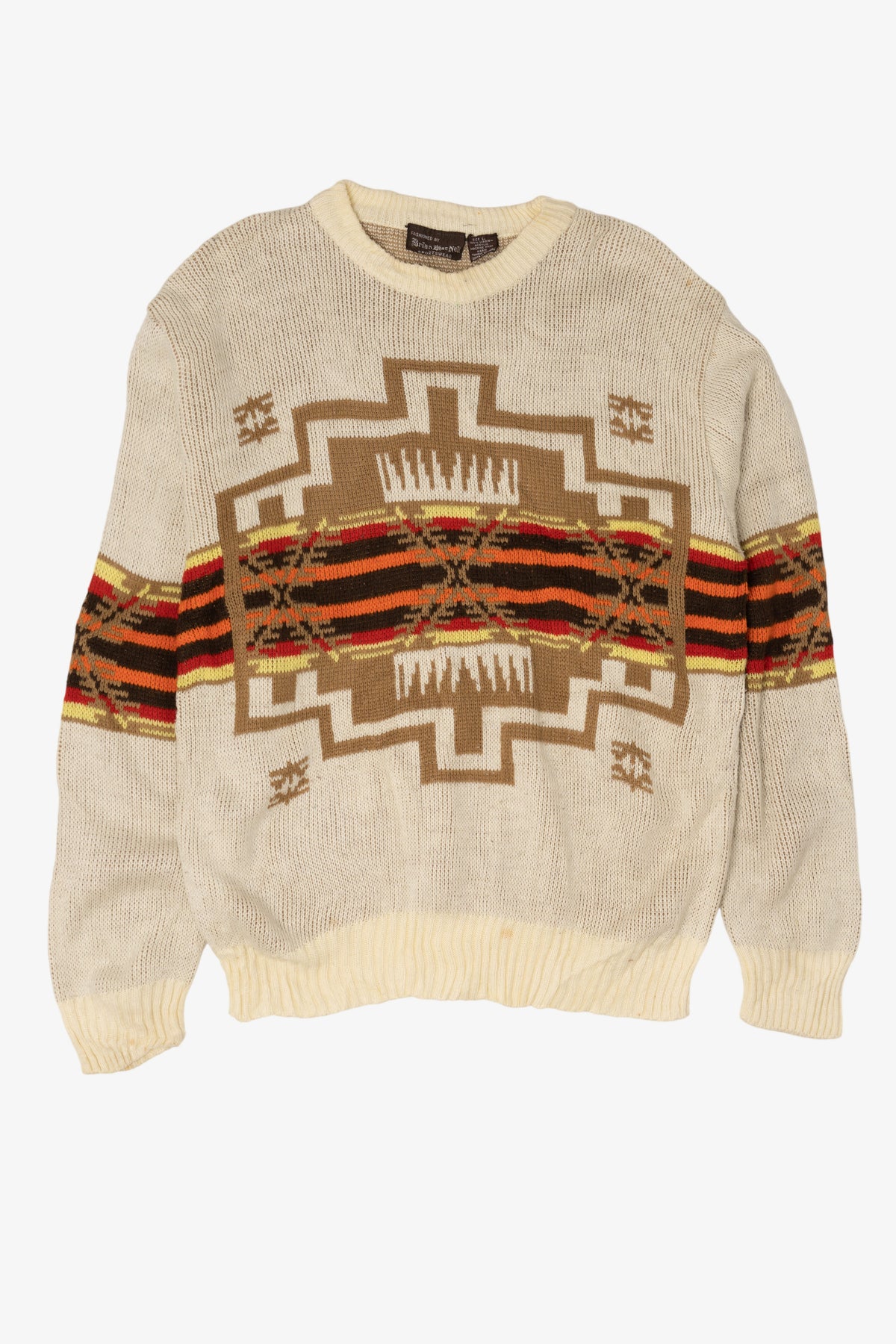 Vintage Southwestern Aztec Pattern Brian MacNeil Sweater