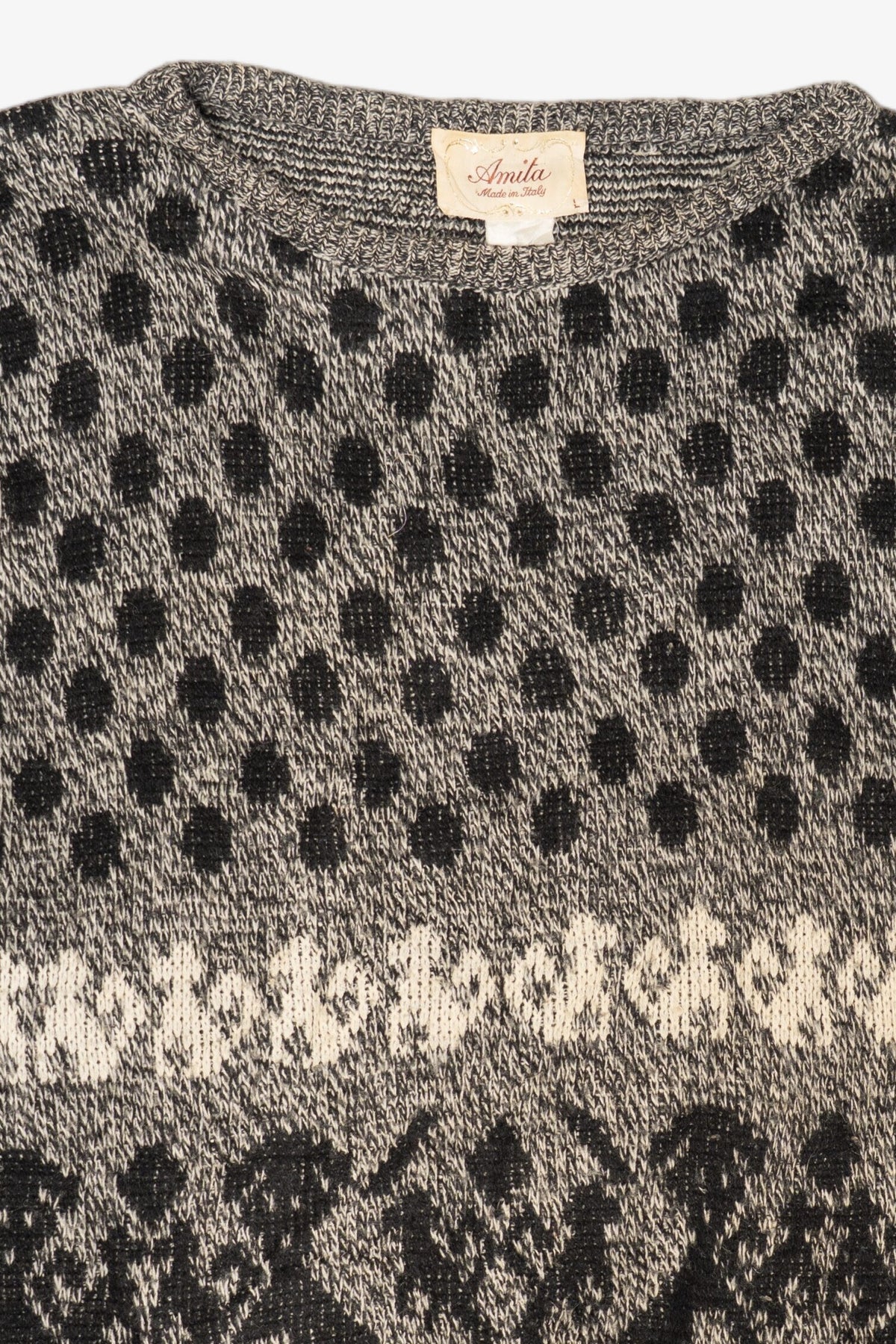 Vintage Gray Amita Sweater (1980s)
