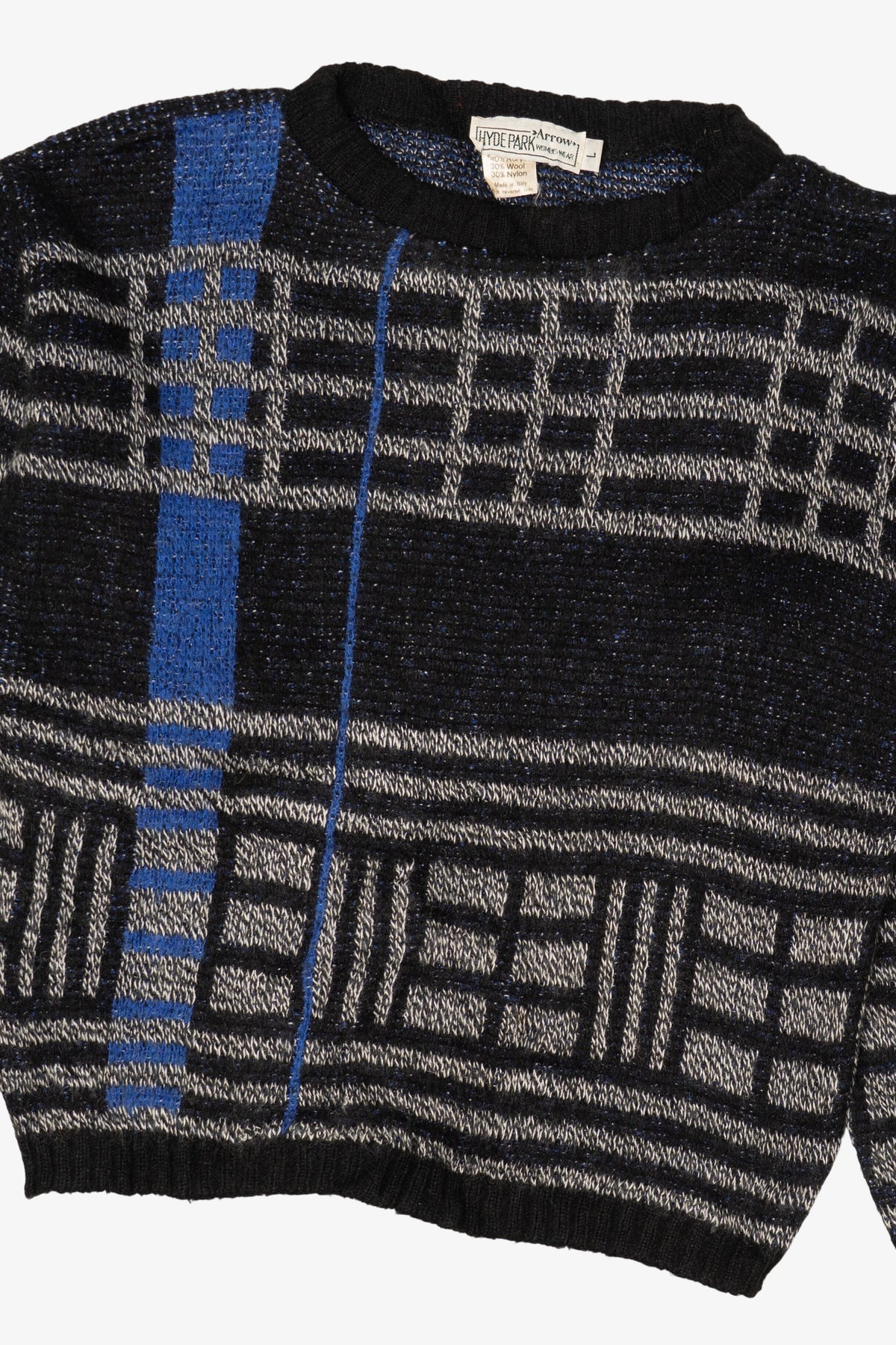 Vintage Hyde Park Arrow Geometric Sweater (1980s)