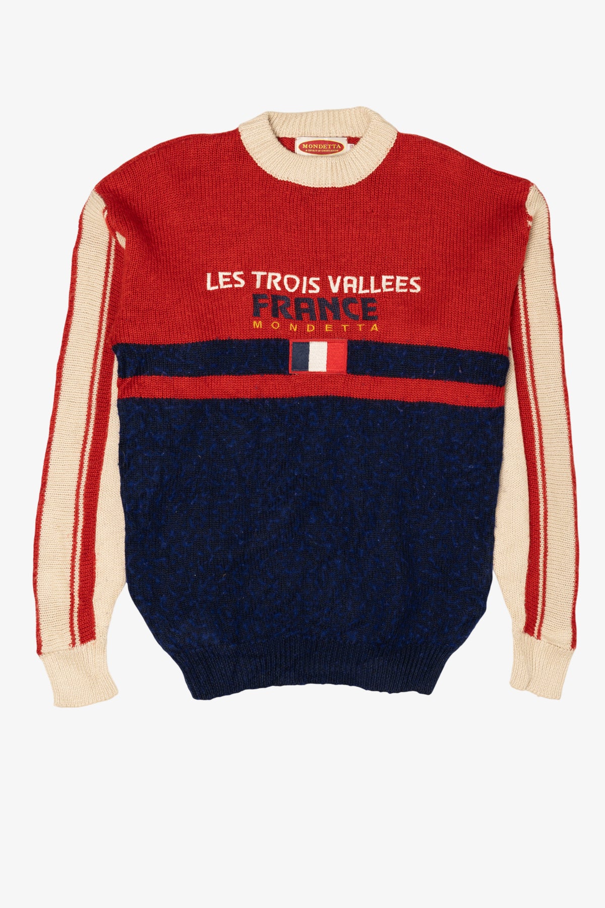 Vintage Mondetto "Les Trois Valles France" Ski Sweater (1990s)
