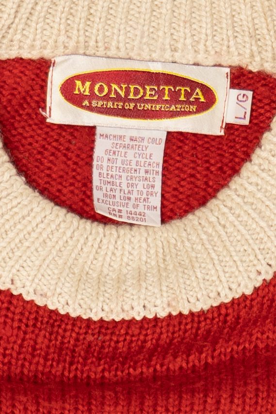 Vintage Mondetto "Les Trois Valles France" Ski Sweater (1990s)