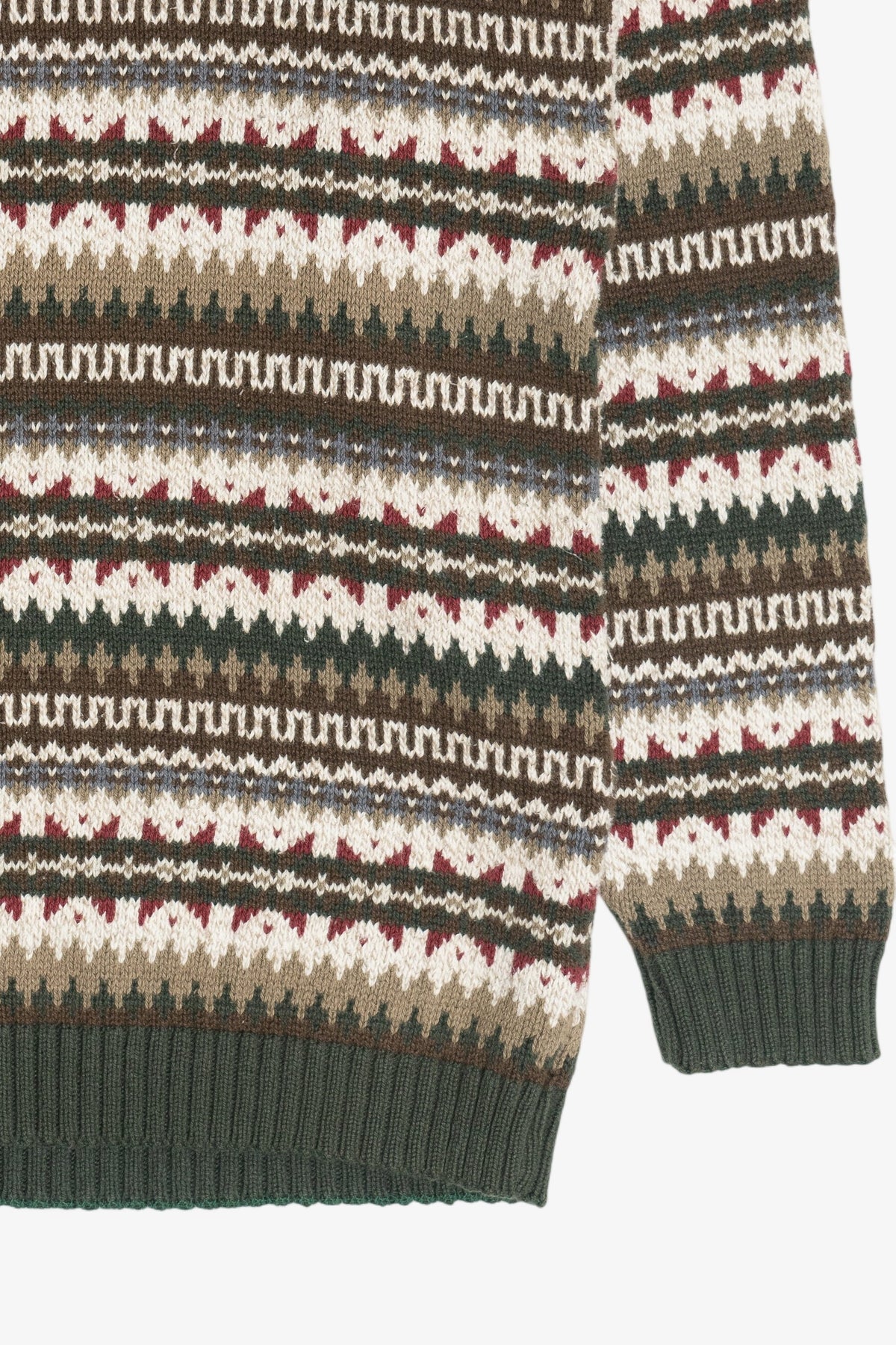 Vintage Fair Isle Crew Neck Sweater (1990s)