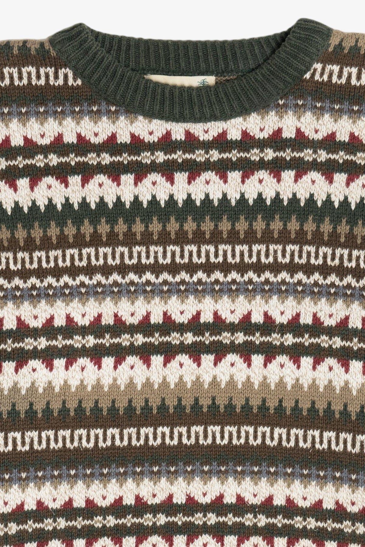 Vintage Fair Isle Crew Neck Sweater (1990s)