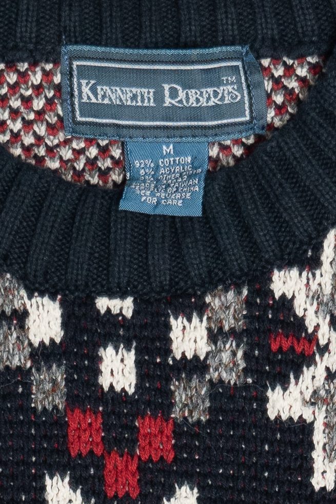 Vintage Kenneth Roberts Bold Knit Sweater (1980s)