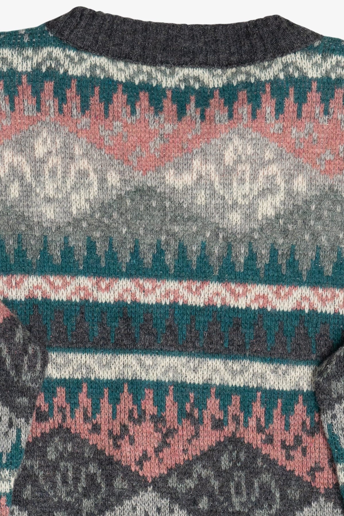 Vintage Fair Isle Wool Blend Sweater (1980s)