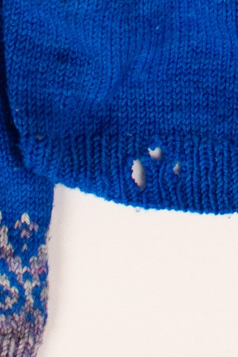 Vintage Blue & Gray Sweater (1980s)