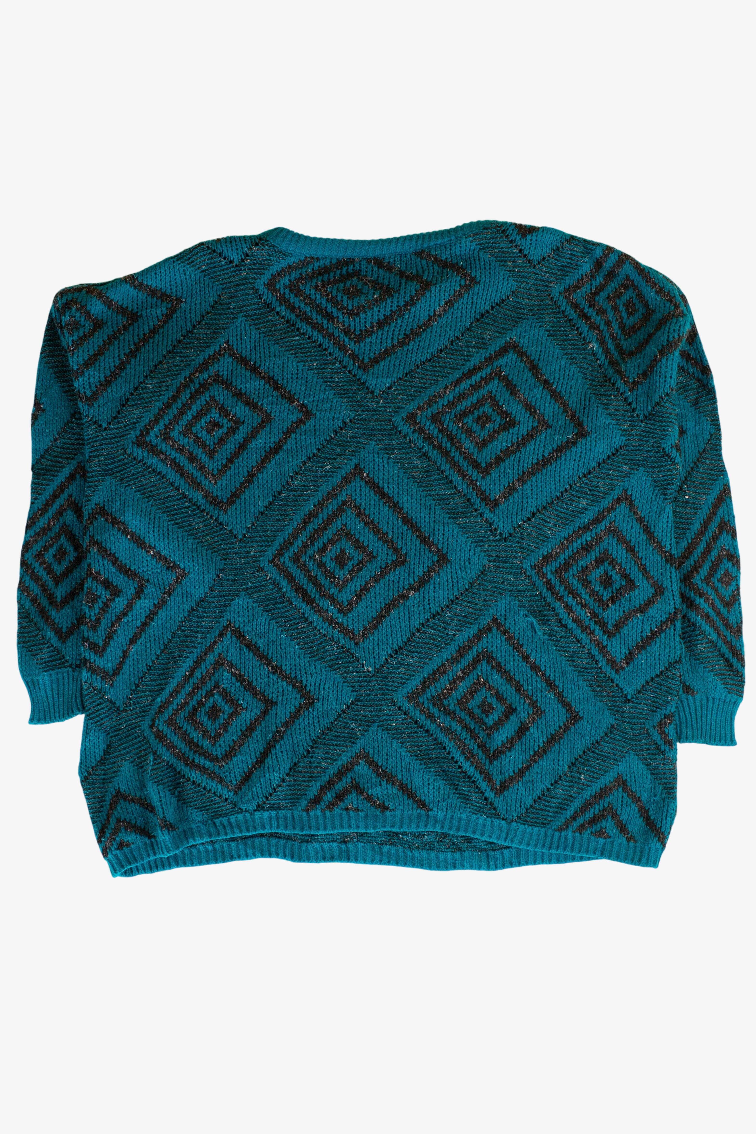 Vintage Teal Capistrano Sweater (1980s)