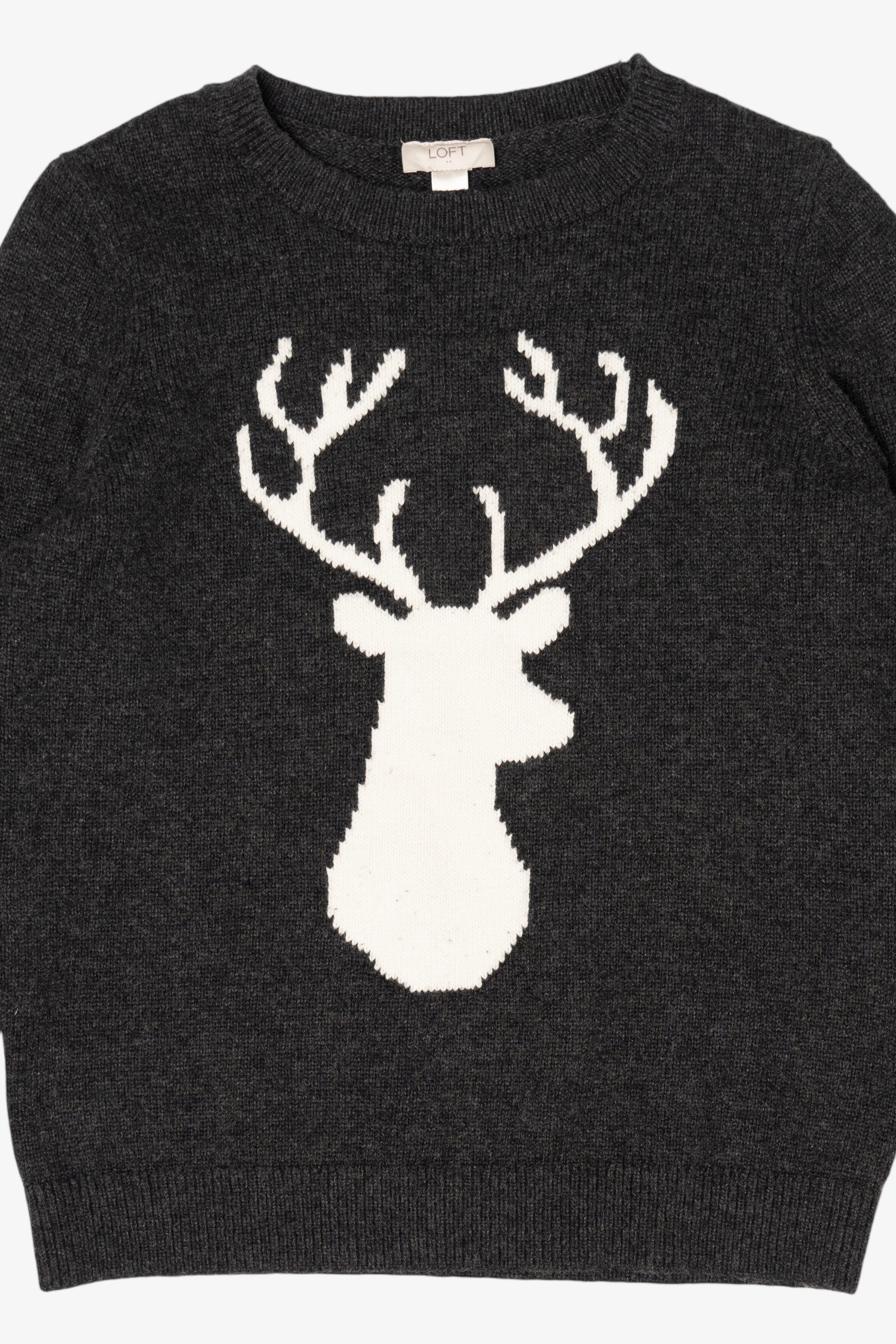 Vintage Crewneck Deer Buck Sweater (1990s)