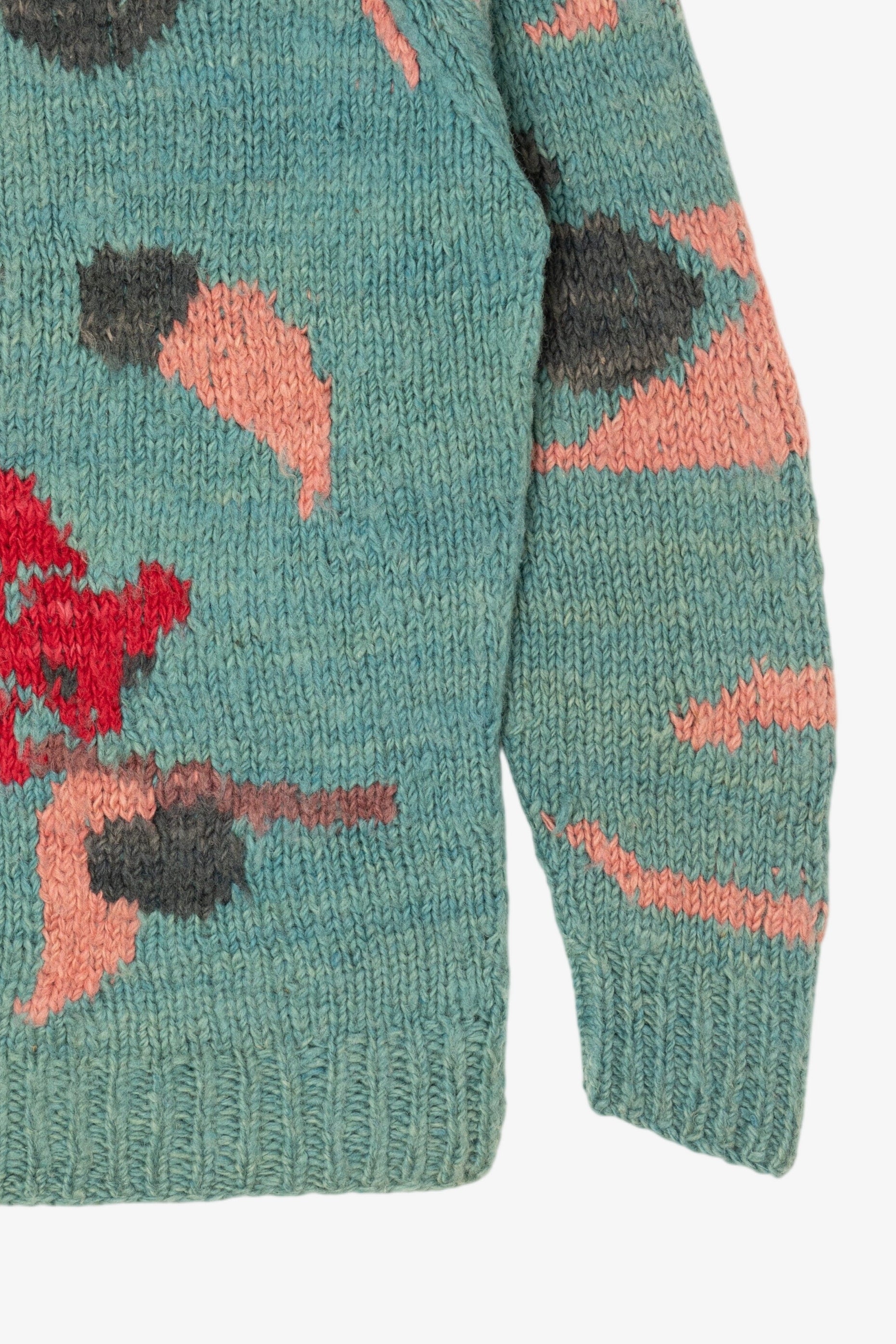 Vintage Hand Made Marsupial Nepal Graphic Sweater (1980s)