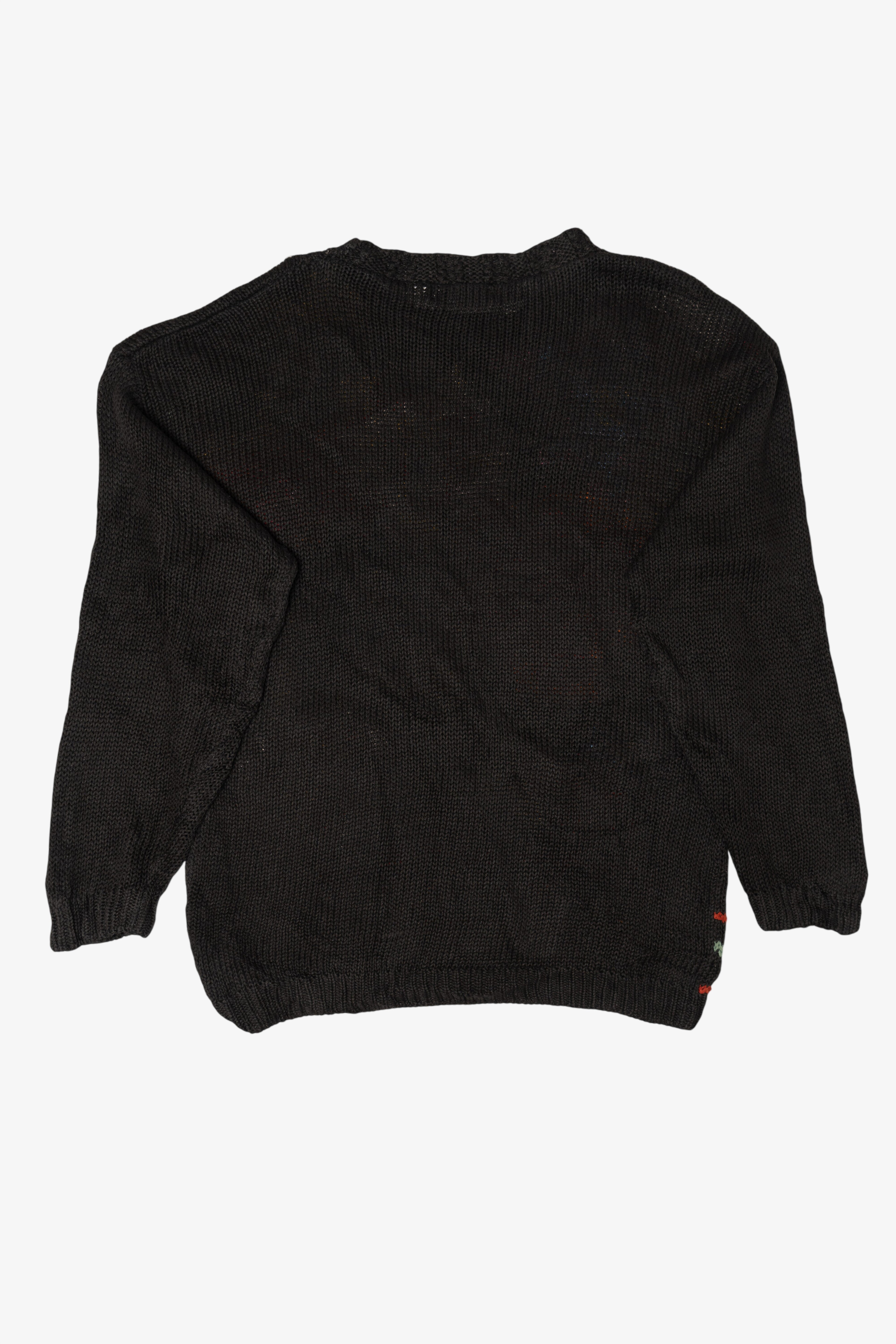 Vintage Crystal Kobe Floral Graphic Sweater (1990s)
