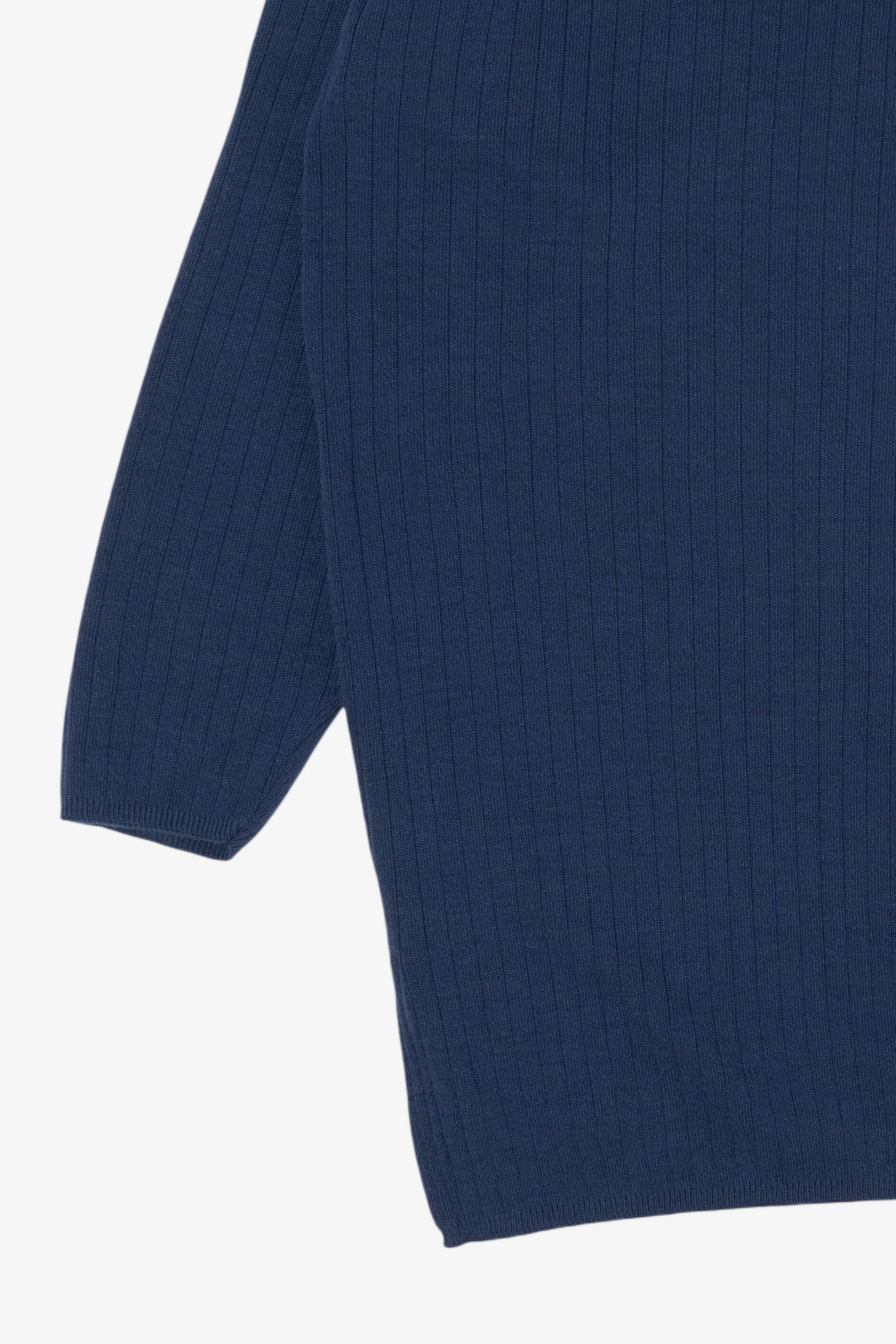 Vintage Navy Blue Sweetree Ribbed Sweater (1980s)