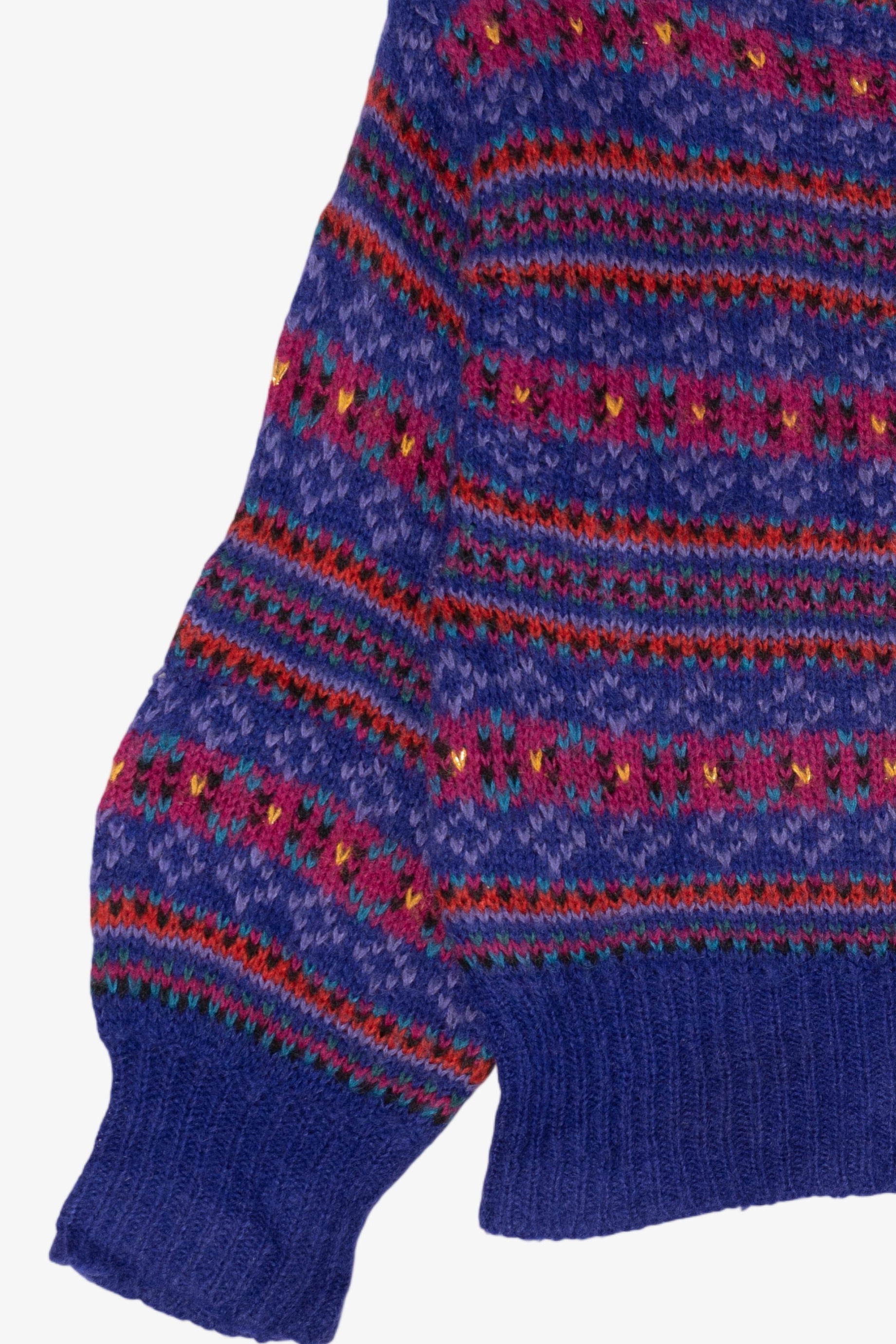 Vintage Purple Mirage Sweater (1980s)