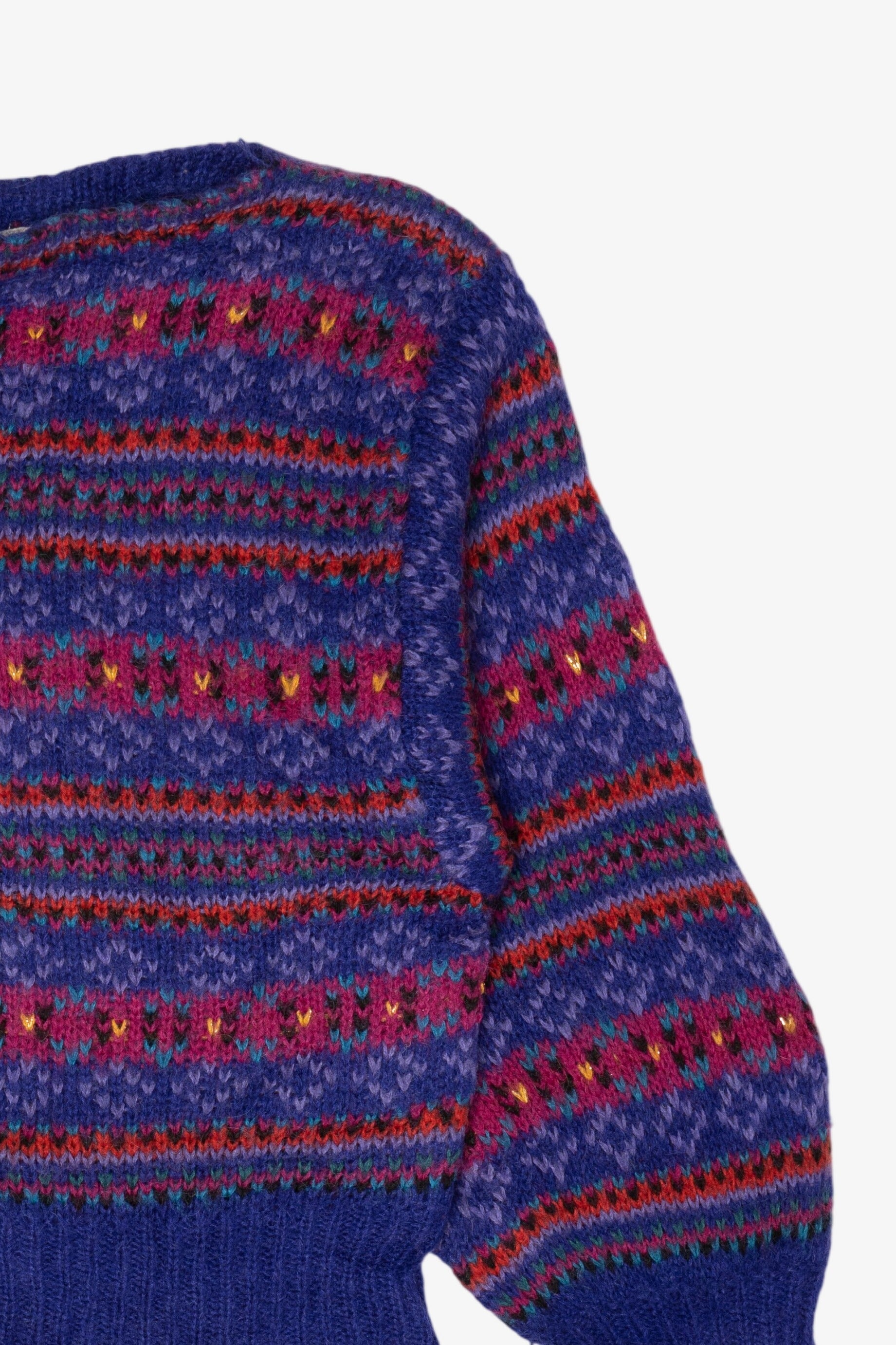 Vintage Purple Mirage Sweater (1980s)