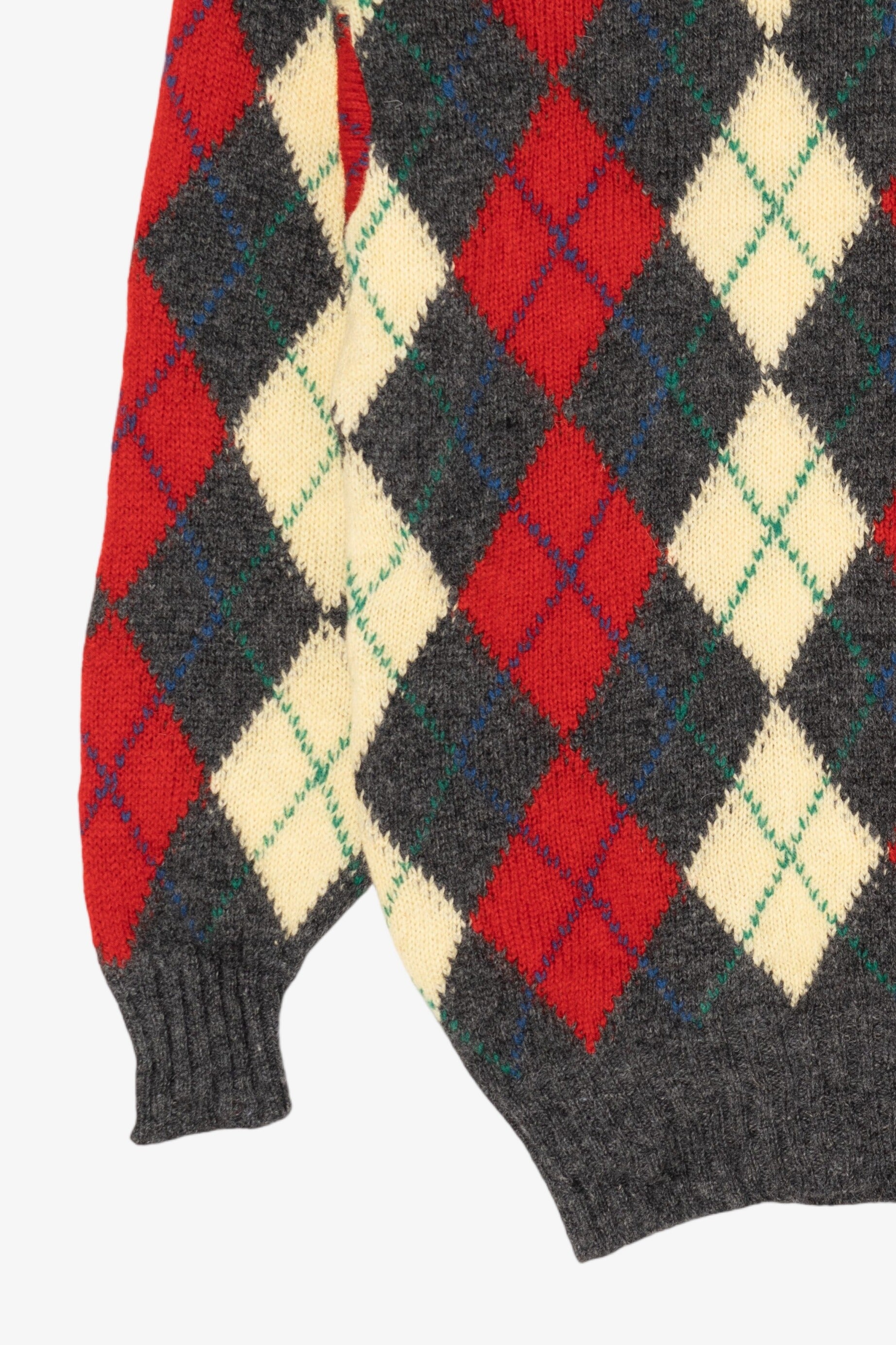 Vintage Bullock & Jones Argyle Sweater (1980s)