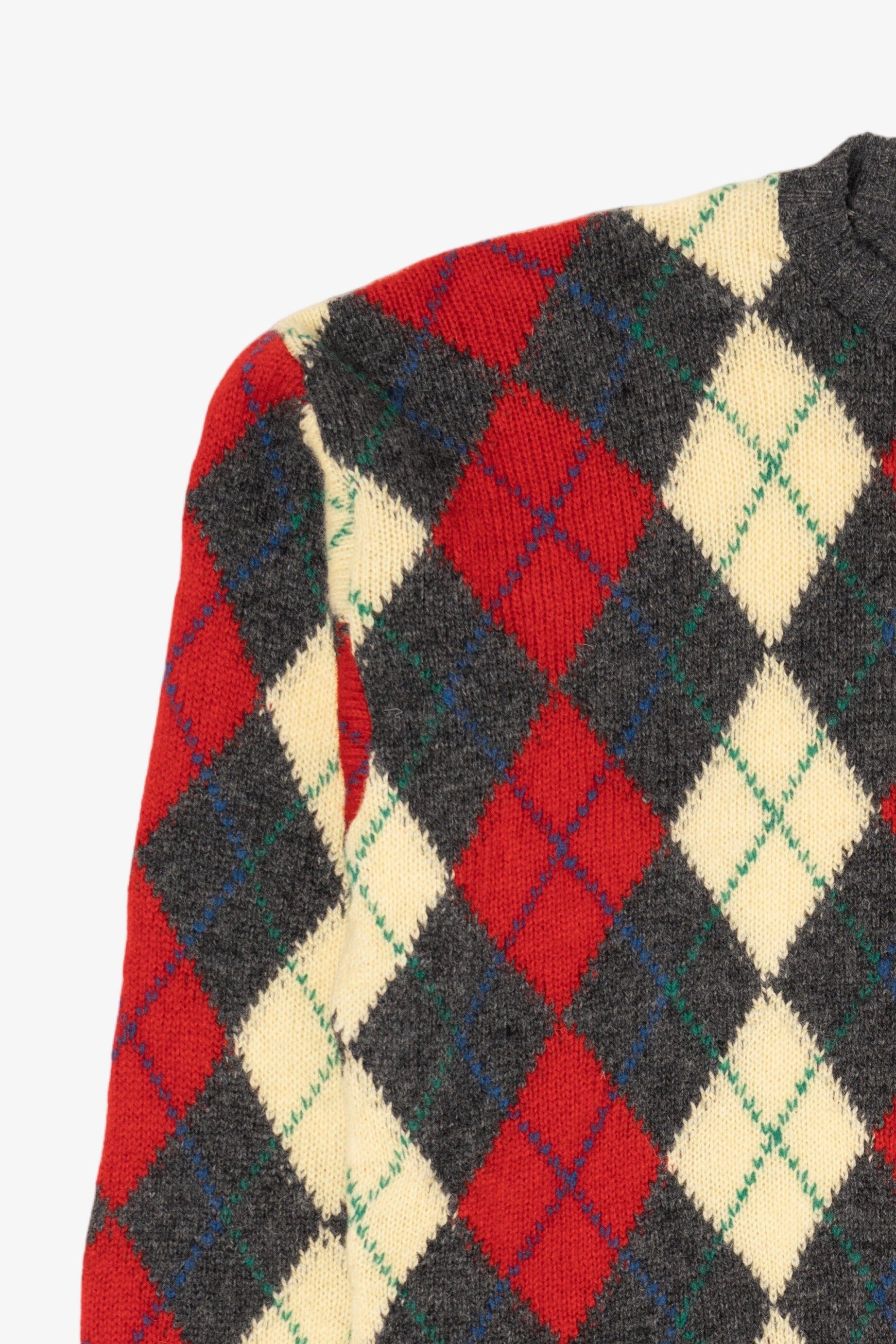 Vintage Bullock & Jones Argyle Sweater (1980s)