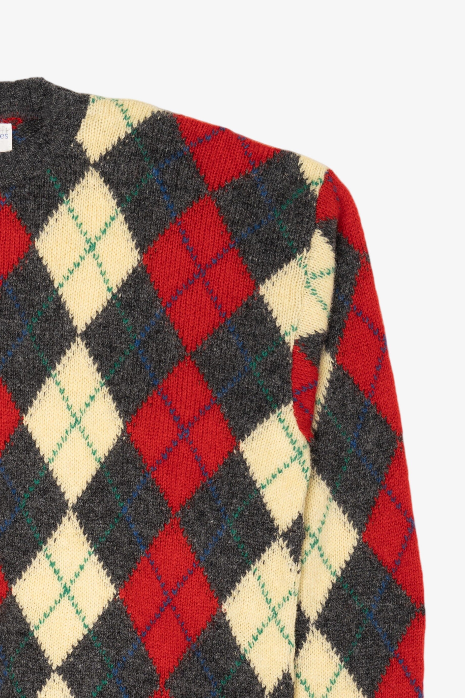Vintage Bullock & Jones Argyle Sweater (1980s)