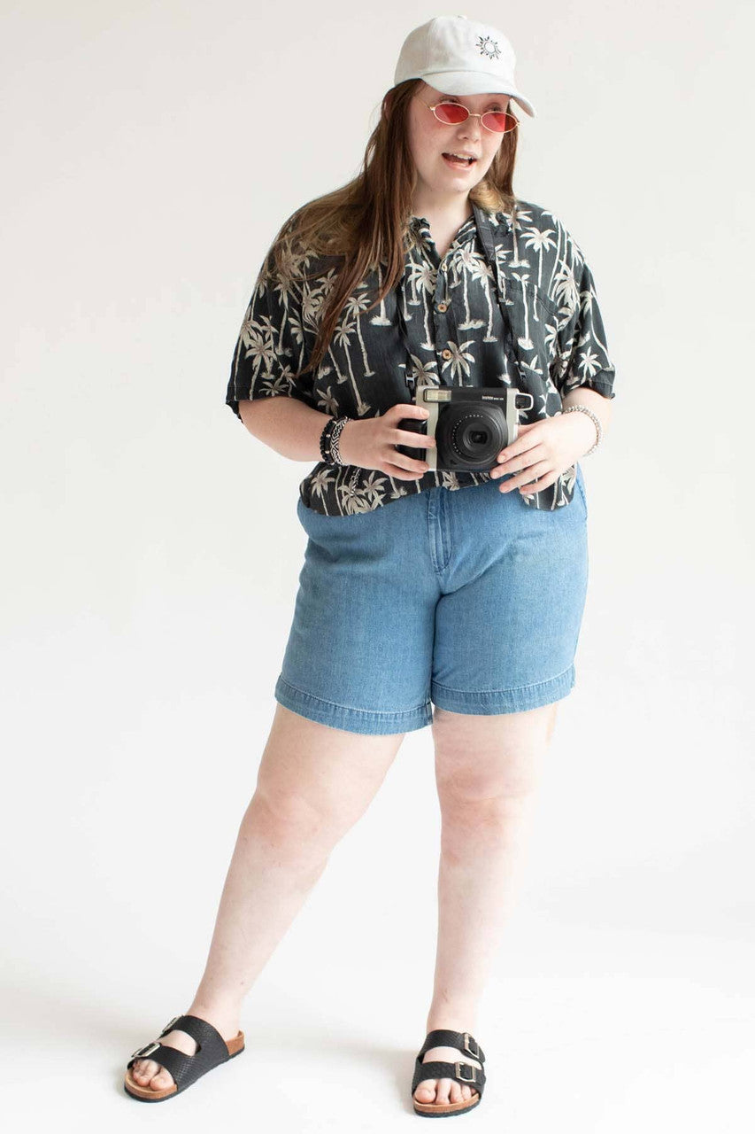 Cropped Tommy Bahama Palm Trees Shirt