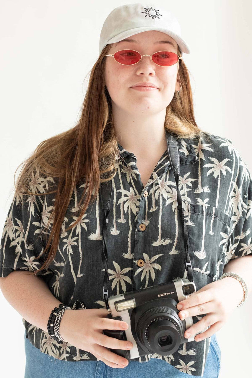 Cropped Tommy Bahama Palm Trees Shirt