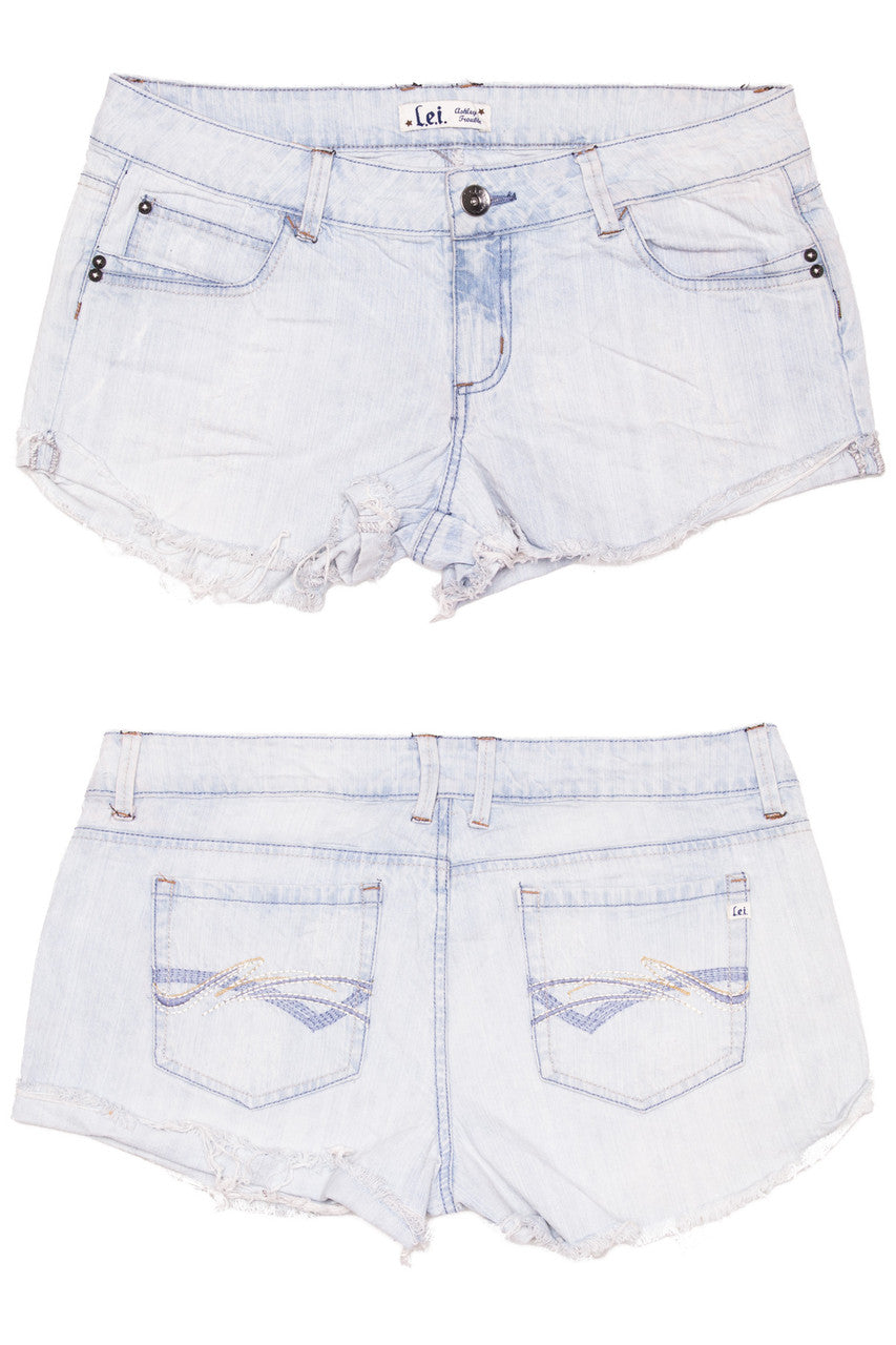 Cut Off Denim Shorts 33