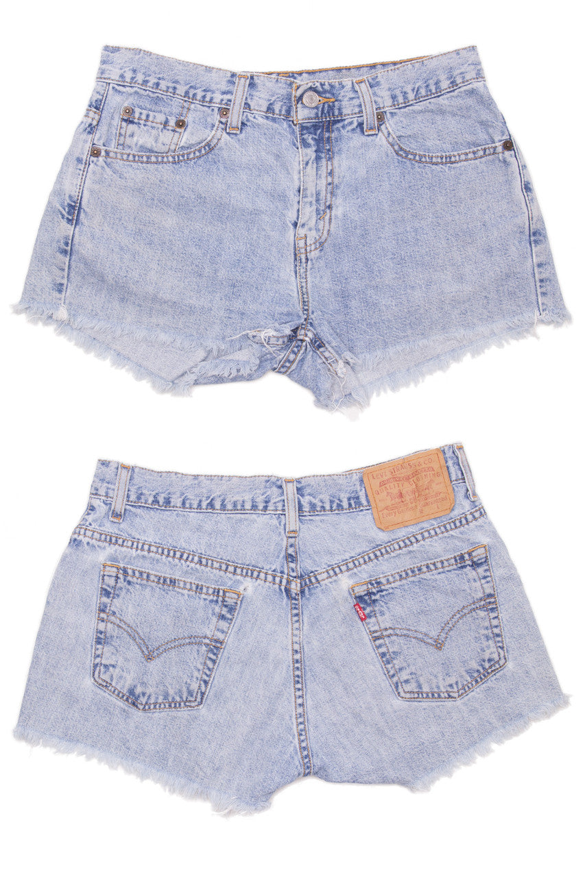 Cut Off Denim Shorts 67