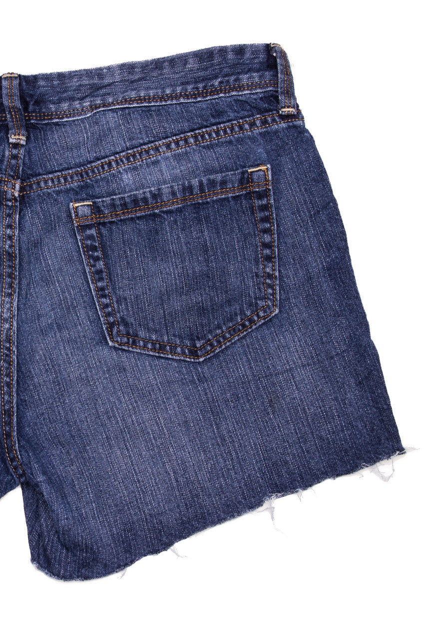 Cut Off Denim Shorts 35