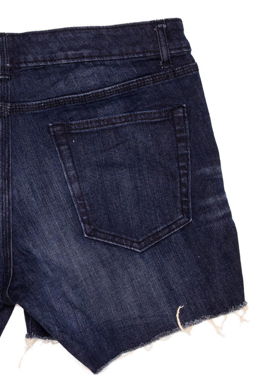 Cut Off Denim Shorts 42