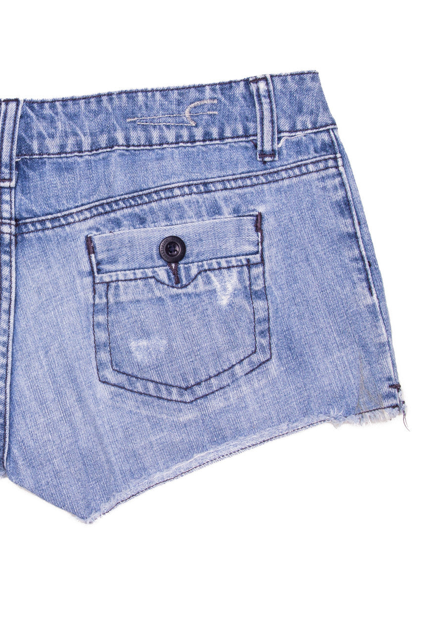 Cut Off Denim Shorts 47