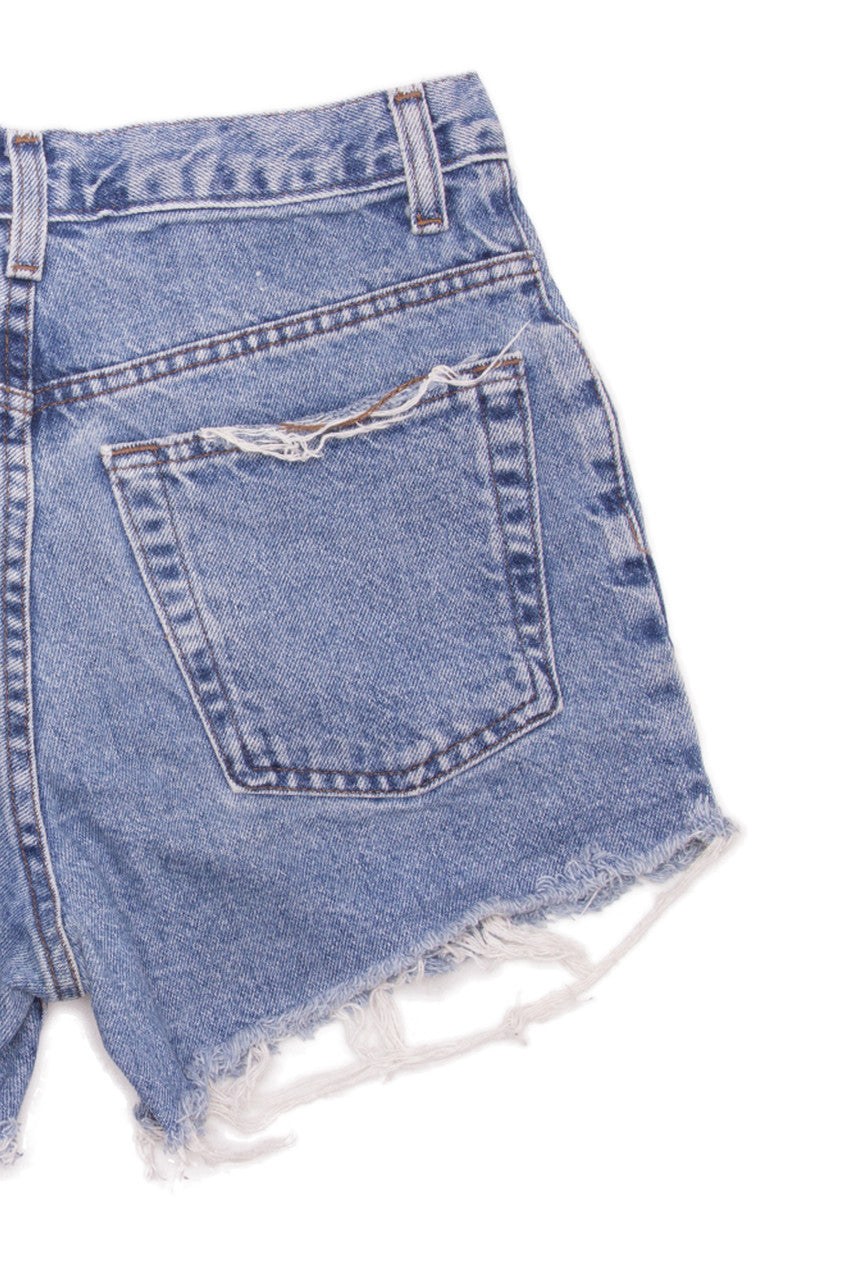 Cut Off Denim Shorts 62