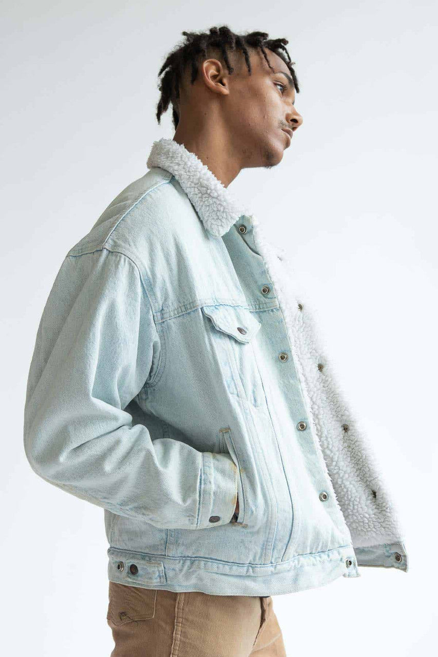 Vintage Levi's Sherpa Denim Jacket 1173