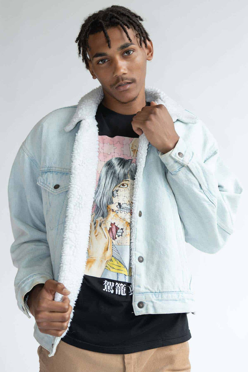 Vintage Levi's Sherpa Denim Jacket 1173
