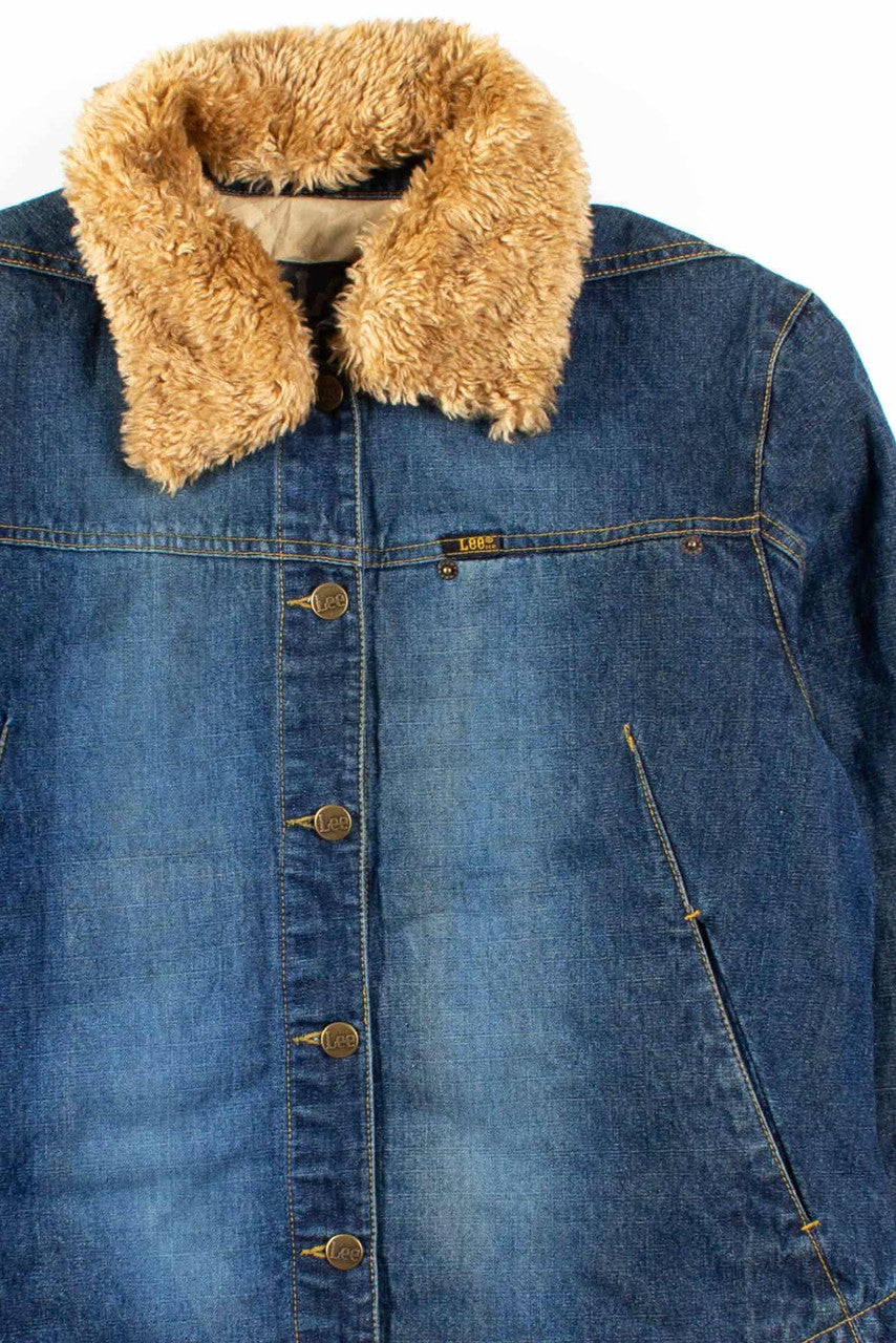 Lee Sherpa Collar Denim Jacket 1176