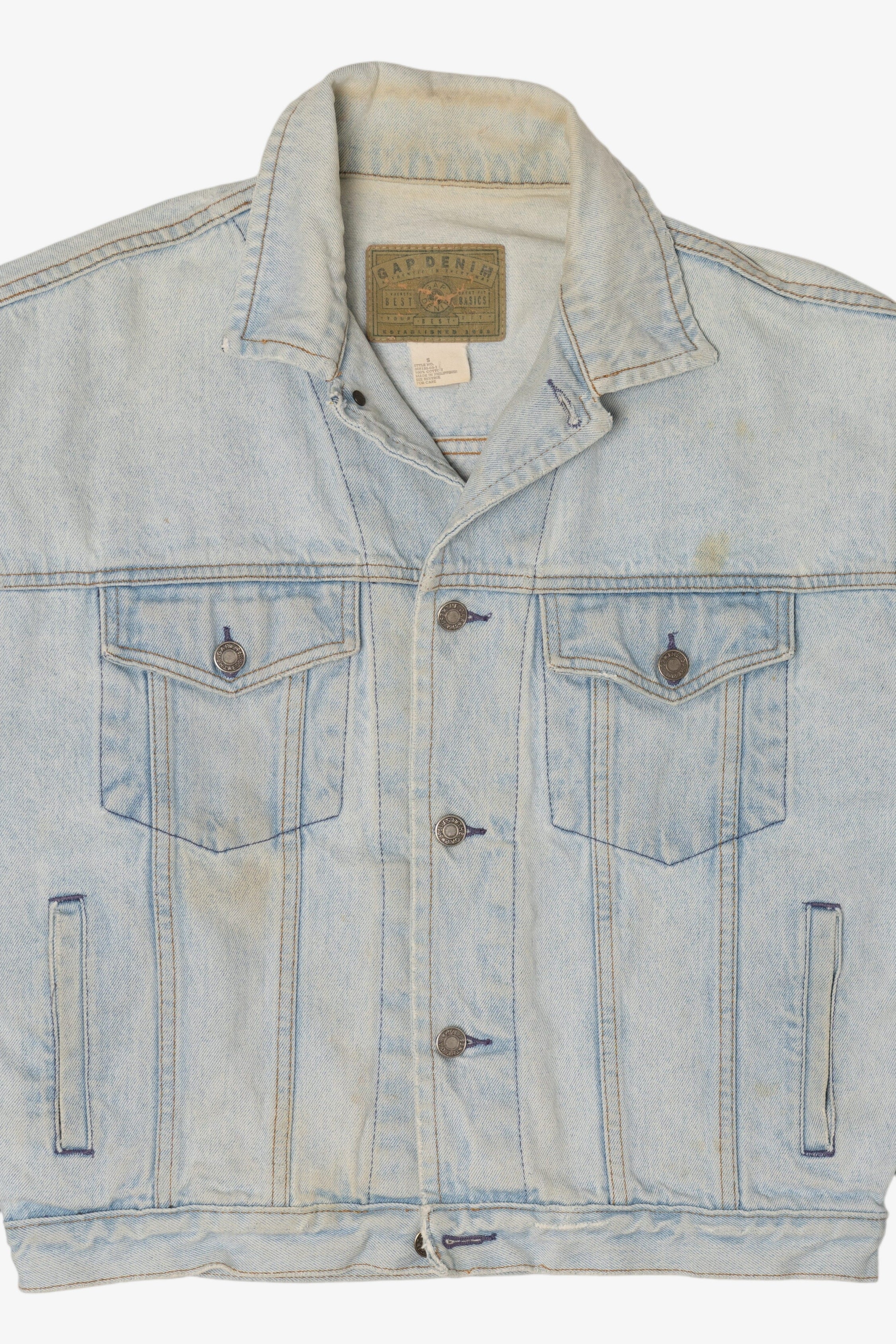 Vintage Distressed Gap Denim Jacket (1990s)