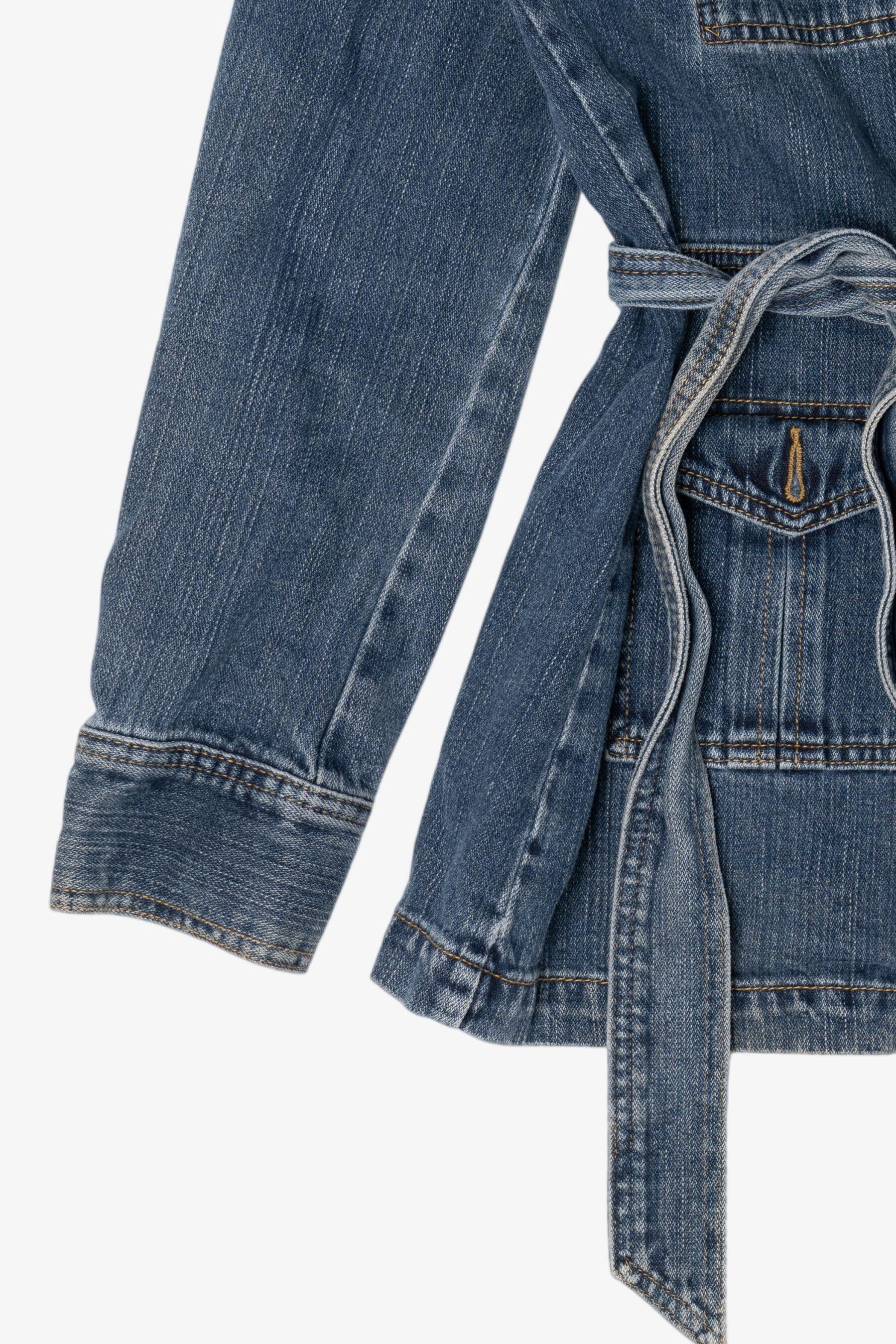 Vintage Levi's Full Zip With Belt Denim Jacket (1990s)