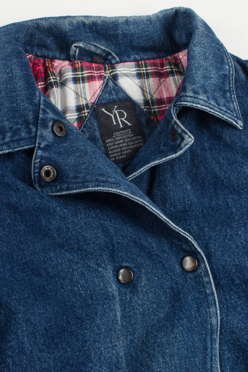 Vintage Padded Denim Jacket 1384