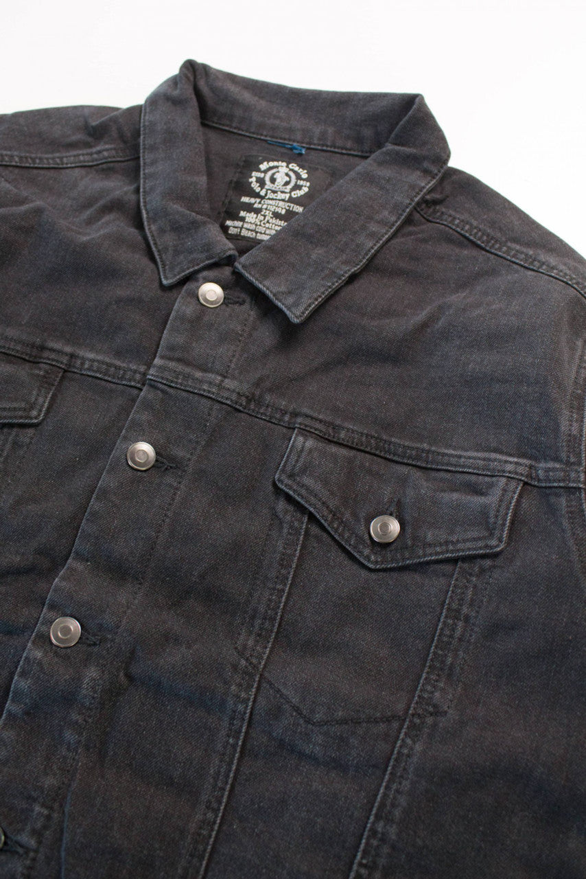 Black Denim Trucker Jacket