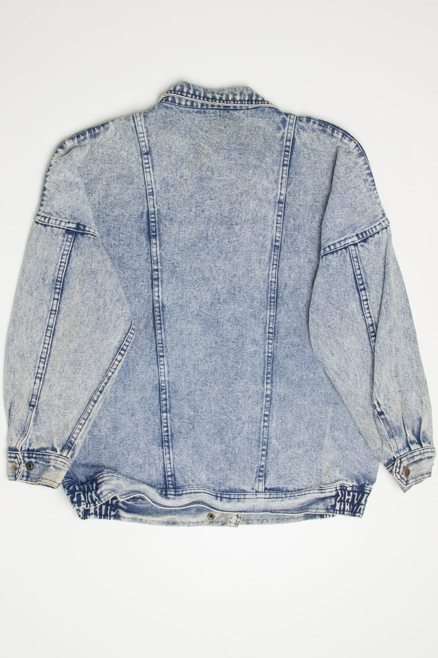 Vintage Vanna White Beaded Denim Jacket