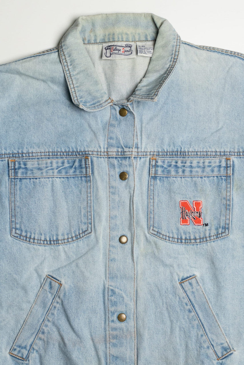 Vintage College Spirit Denim Jacket