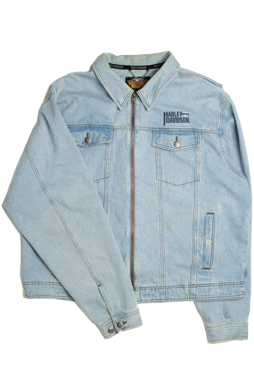 Vintage Harley Davidson Denim Jacket