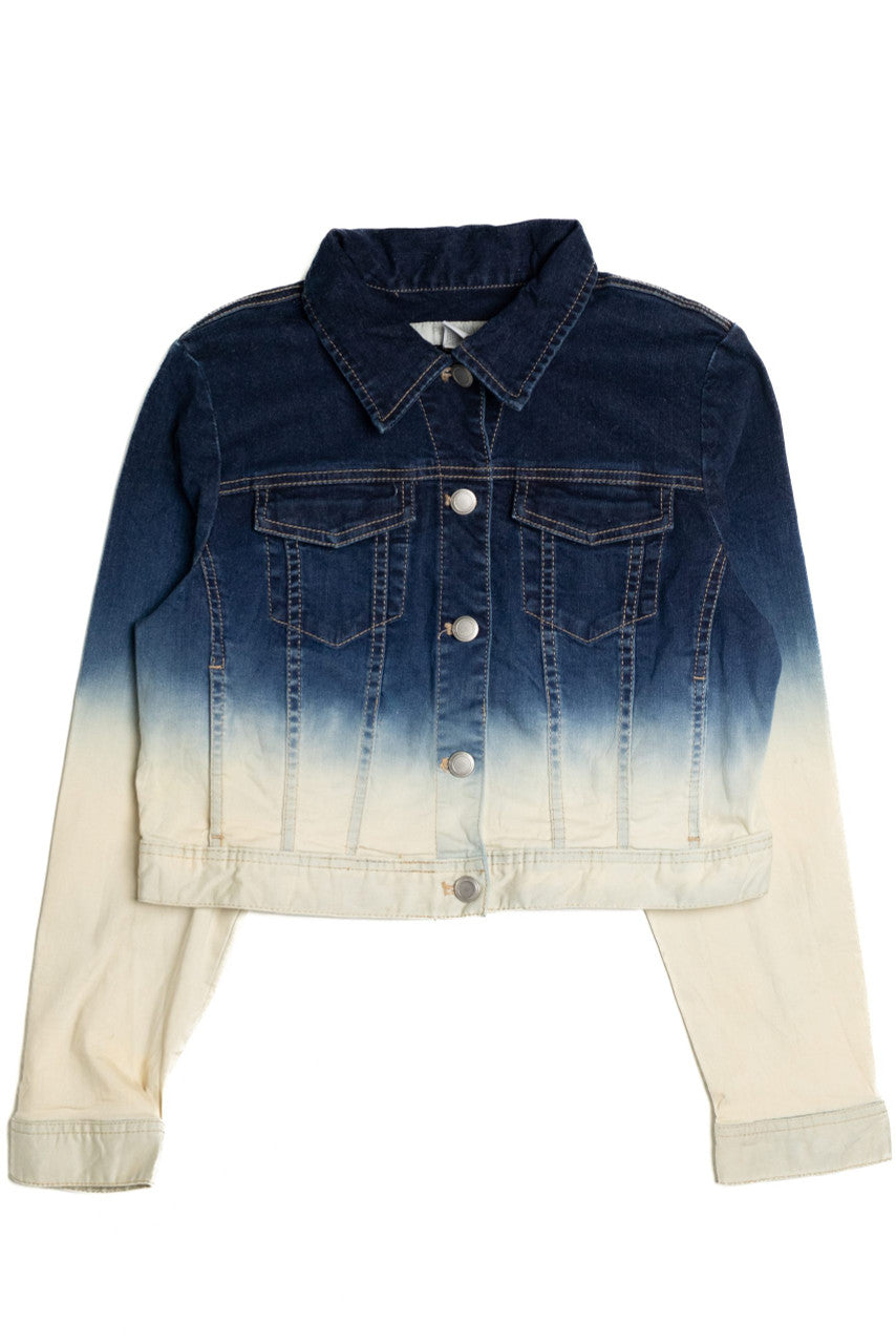 Platinum Denim Crop Jacket