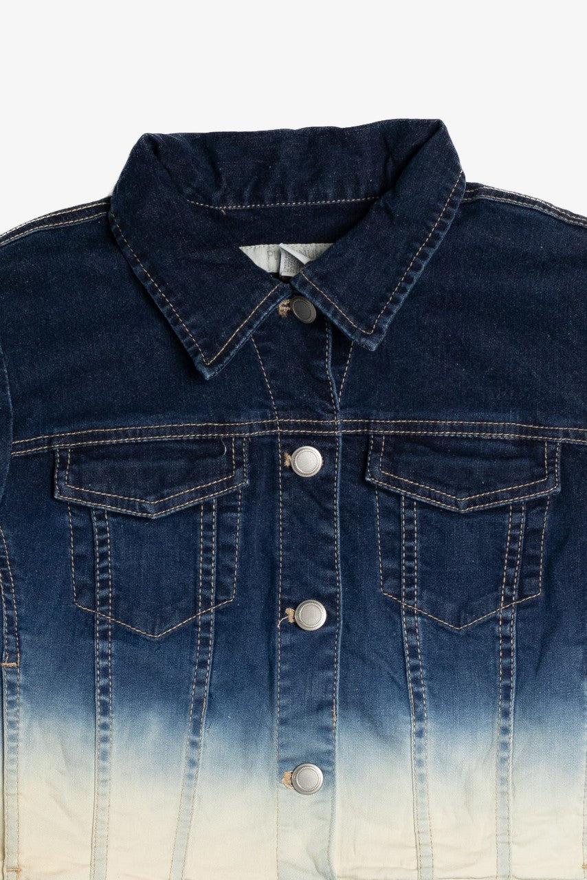 Platinum Denim Crop Jacket