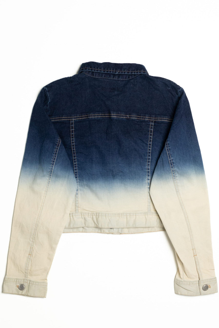 Platinum Denim Crop Jacket