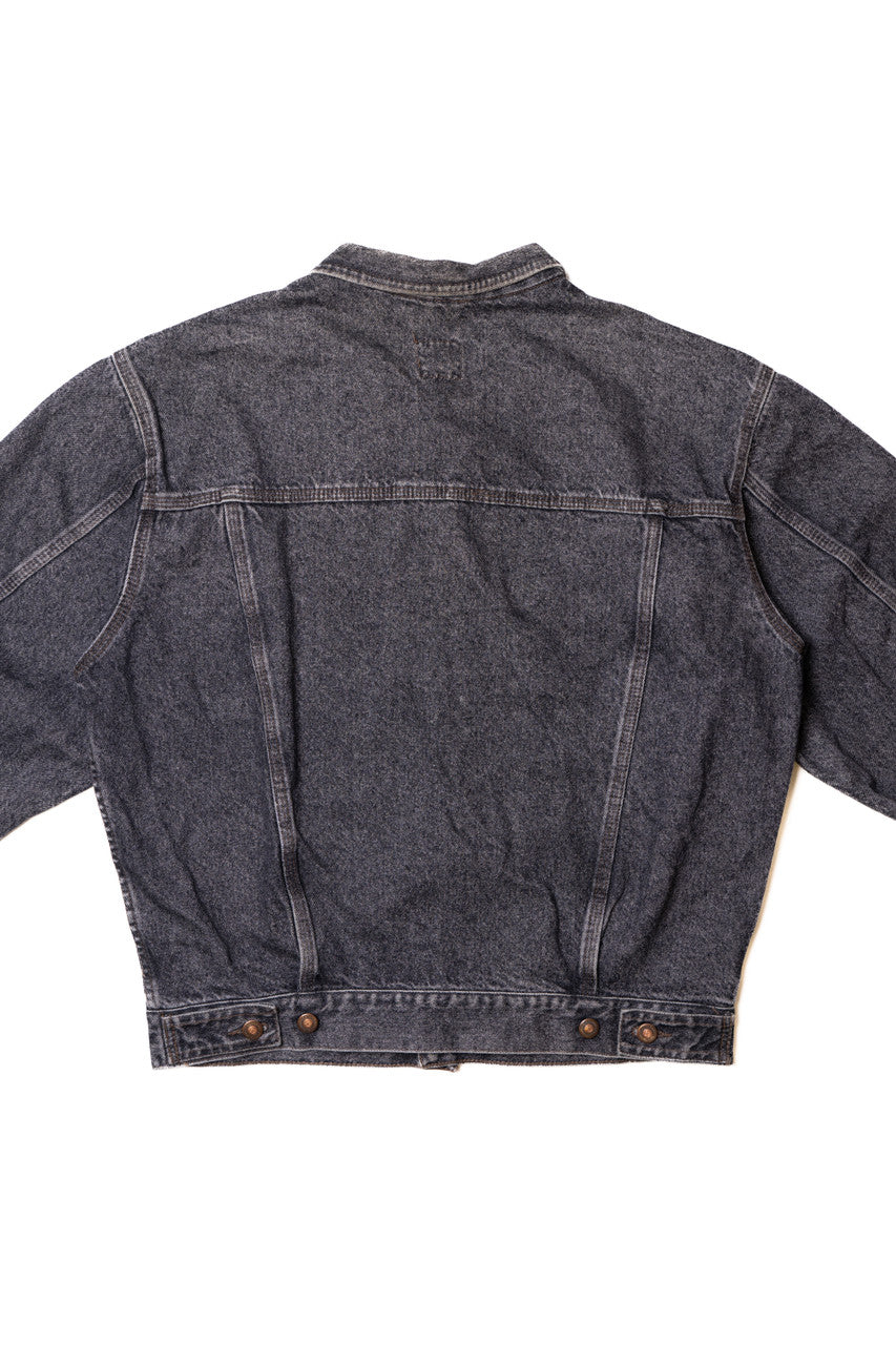 Vintage Lee Cooper Faded Black Denim Jacket